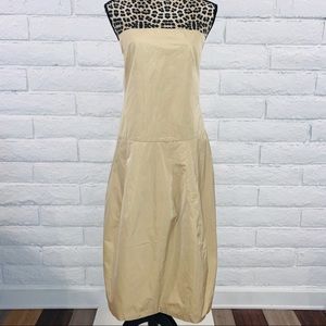 Donna Karen Signature Gold metallic dress size 10